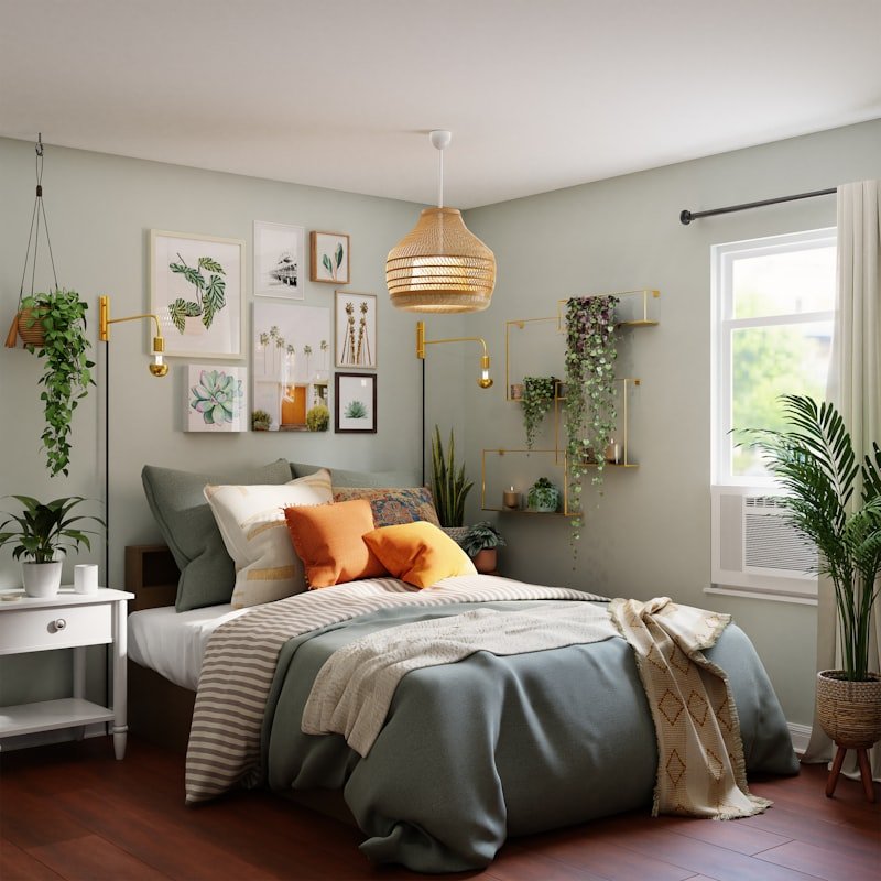 Designer living room composition